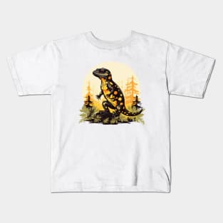 Fire Salamander Kids T-Shirt